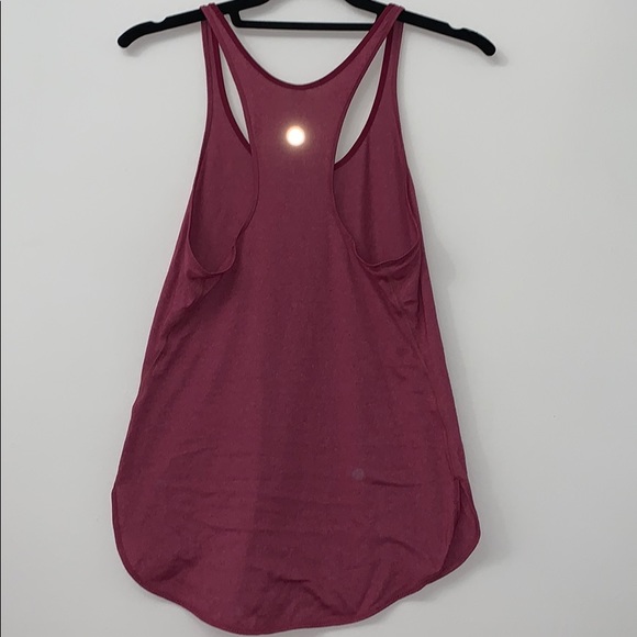Maroon Lululemon racerback tank top - Picture 2 of 4